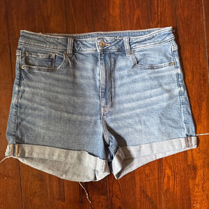 American Eagle Stretch Distressed Jean Shorts -Size 16